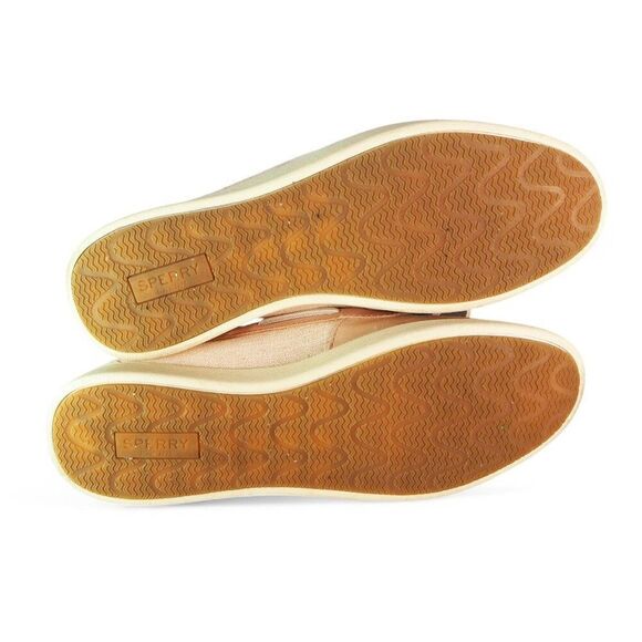 Sperry Top-Sider Oasis Leather / Canvas Boat Shoes "Blush Pink" STS82912 Women's - Picture 8 of 11